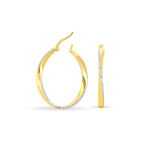 Cr&eacute;oles Doralynne Or Bicolore - Cr&eacute;oles Femme | Marc Orian