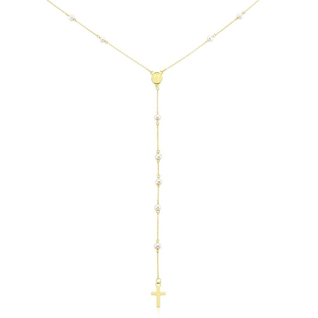 Collier Vesta Or Jaune Perle De Culture - Colliers avec pierres Femme | Marc Orian