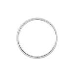 Alliance Andrena Ruban Plat Or Blanc - Alliances personnalis&eacute;es Famille | Marc Orian