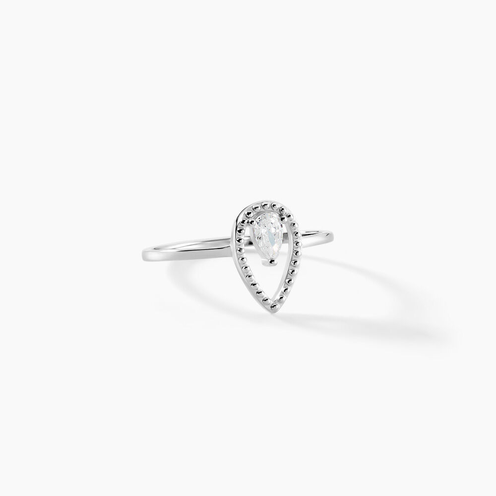 Bague Loane Argent Blanc Oxyde De Zirconium - Bijoux fantaisie Femme | Marc Orian