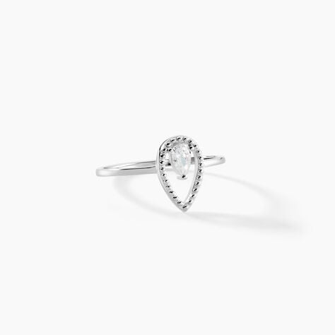 Bague Loane Argent Blanc Oxyde De Zirconium - Bijoux fantaisie Femme | Marc Orian