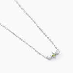 Collier Desert Argent Blanc Oxyde De Zirconium - Colliers avec pierres Femme | Marc Orian
