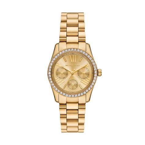 Montre Michael Kors Lexington Lux Doré - Montres étanches Femme | Marc Orian