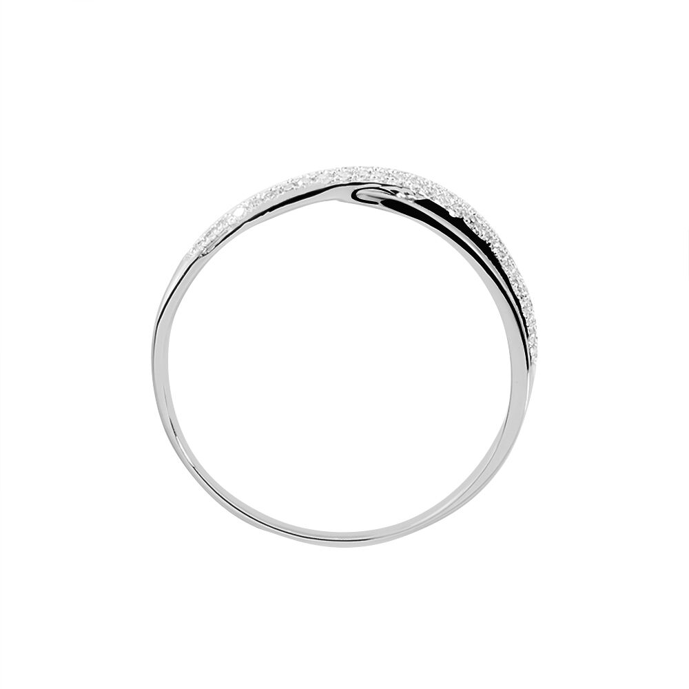 Bague Aina Or Blanc Diamant - Parures de mariage Femme | Marc Orian