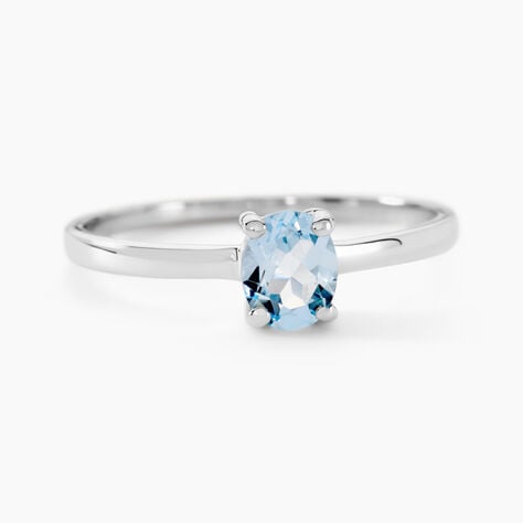 Bague Lily Or Blanc Topaze - Bagues pierres fines Femme | Marc Orian