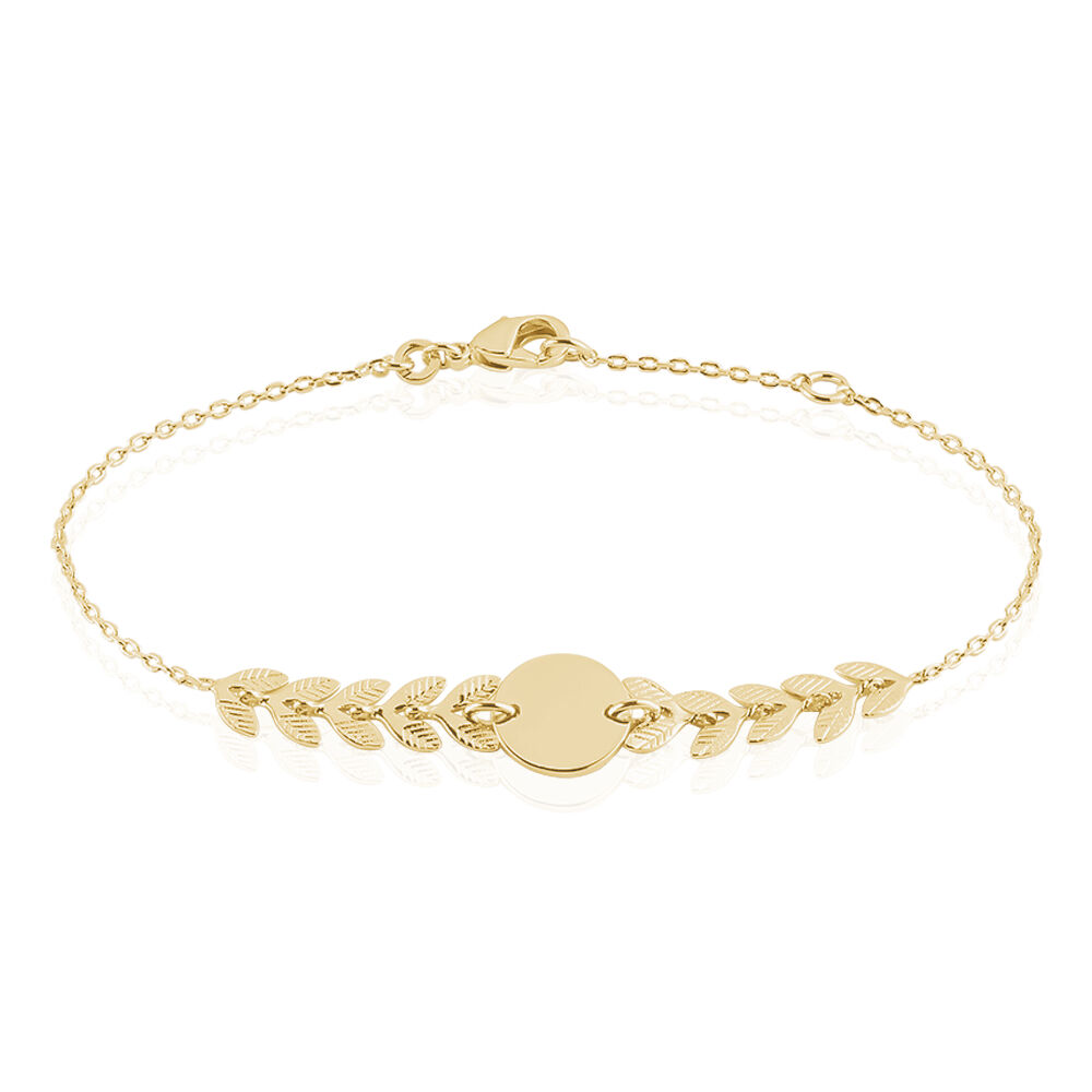 Bracelet Plaqu&eacute; Or Jaune Katio - Bracelets Medailles Femme | Marc Orian