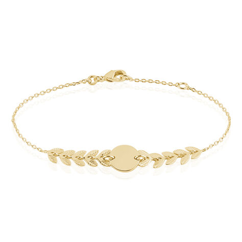 Bracelet Plaqu&eacute; Or Jaune Katio - Bracelets Medailles Femme | Marc Orian