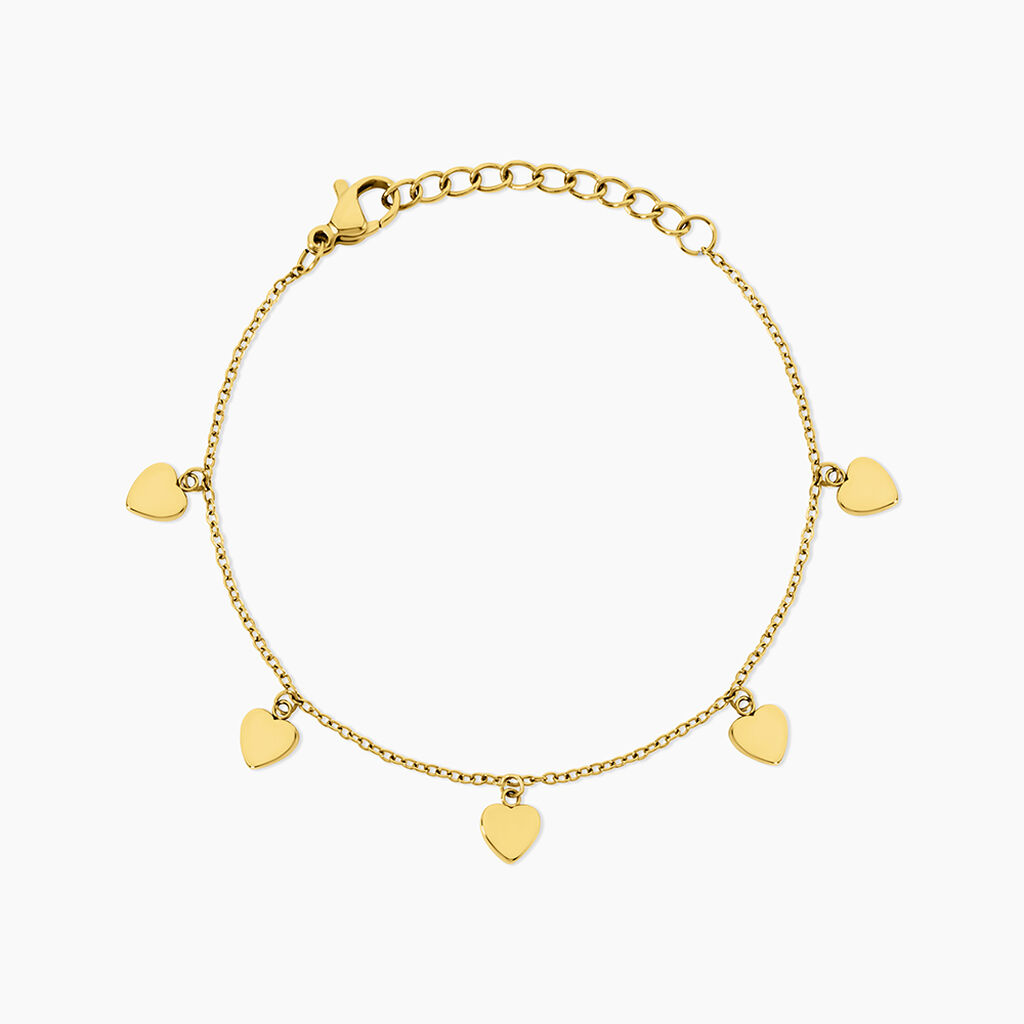 Bracelet Madline Acier Jaune - Bracelets cha&icirc;nes Femme | Marc Orian