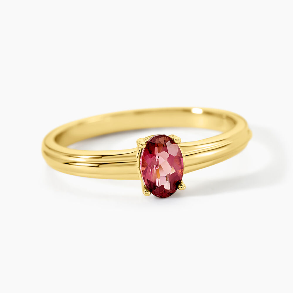 Bague Poem Argent Jaune Tourmaline - Bijoux fantaisie Femme | Marc Orian