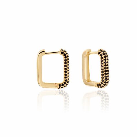 Cr&eacute;oles Ileen Plaqu&eacute; Or Jaune Oxyde De Zirconium - Cr&eacute;oles Femme | Marc Orian