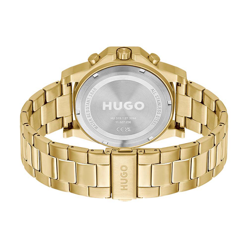 Montre Hugo Brave Doré - Montres étanches Homme | Marc Orian