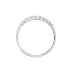 Alliance Hera Or Blanc Diamant - Alliances avec pierres Femme | Marc Orian