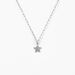 Collier Etincelante Argent Blanc - Colliers ras du cou Femme | Marc Orian