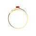 Bague Sagesse Or Jaune Rubis Et Diamant - Bagues vintage Femme | Marc Orian