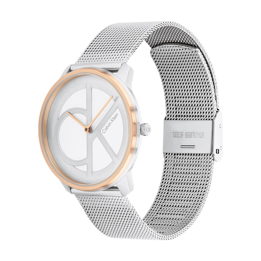 Montre Calvin Klein Iconic Mesh Argent - Montres étanches Femme | Marc Orian