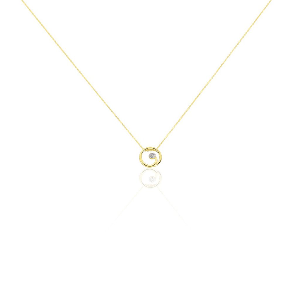 Collier Or Jaune Niola Diamant - Colliers avec pierres Femme | Marc Orian