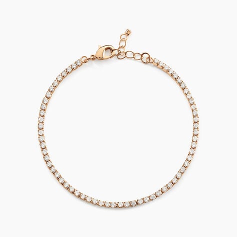 Bracelet Plaqu&eacute; Or Zoelia Oxydes De Zirconium - Bracelets cha&icirc;nes Femme | Marc Orian