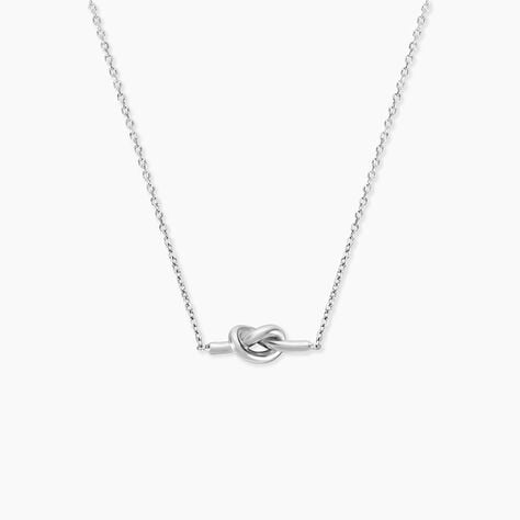 Collier Haria Argent Blanc - Colliers fantaisie Femme | Marc Orian