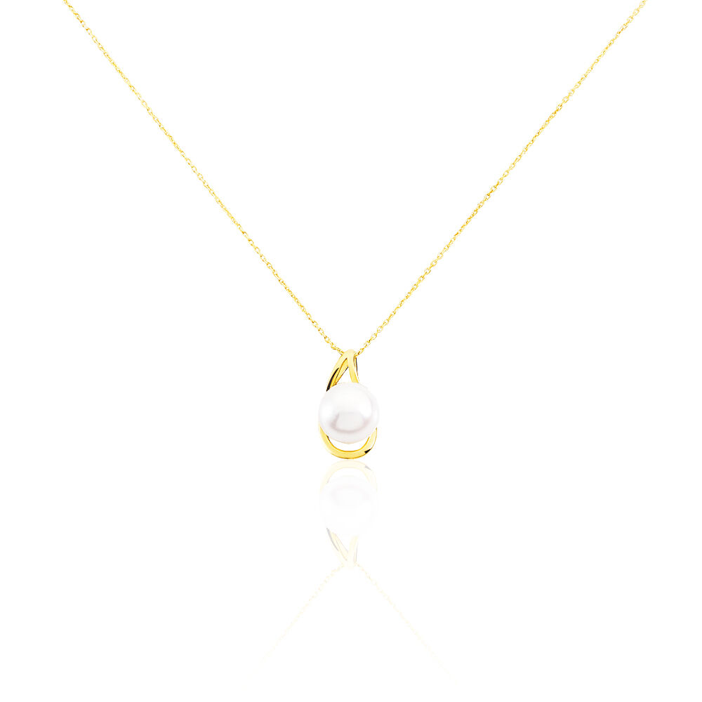 Collier Isaure Or Jaune Perle De Culture - Colliers avec pierres Femme | Marc Orian