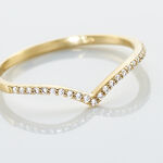 Bague Dounia Or Jaune Oxyde De Zirconium - Bagues avec pierre Femme | Marc Orian