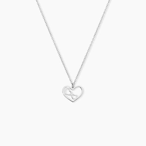 Collier Argent Blanc Severiano - Colliers fantaisie Femme | Marc Orian