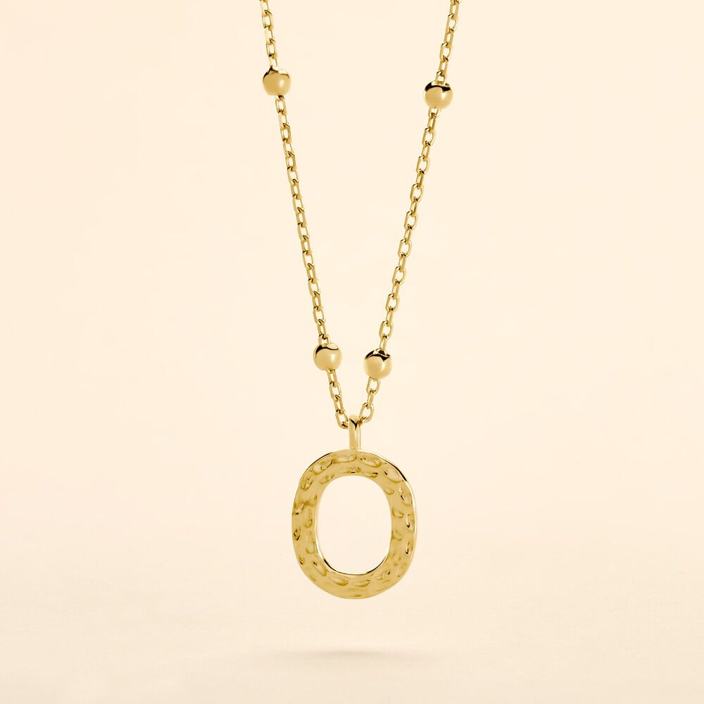 Collier Plaqu&eacute; Or Jaune Lettra - Colliers ete Femme | Marc Orian
