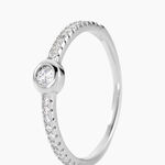 Bague Maryne Argent Blanc Oxyde De Zirconium - Bijoux fantaisie Femme | Marc Orian