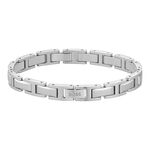 Bracelet Boss Nolan Acier Blanc - Bracelets cha&icirc;nes Homme | Marc Orian
