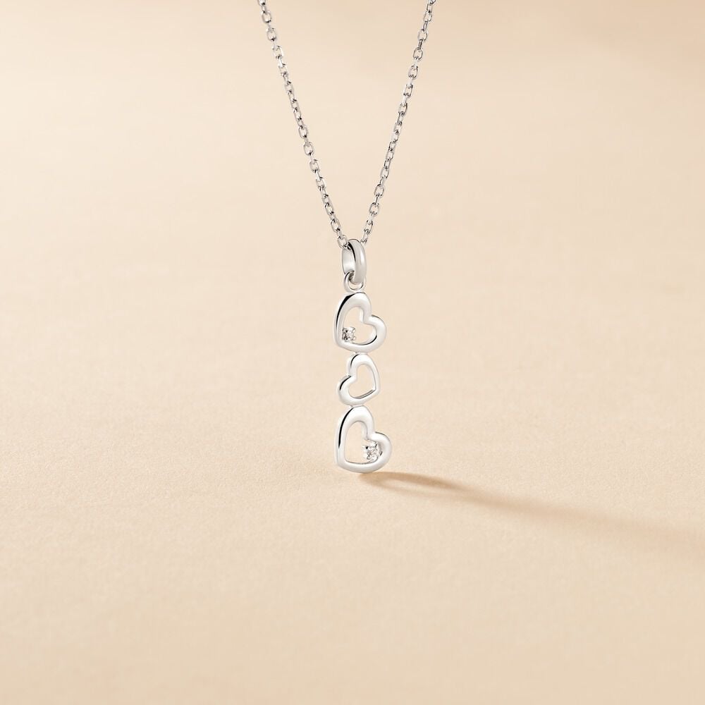 Collier Yolaine Argent Blanc Oxyde De Zirconium - Colliers avec pierres Femme | Marc Orian