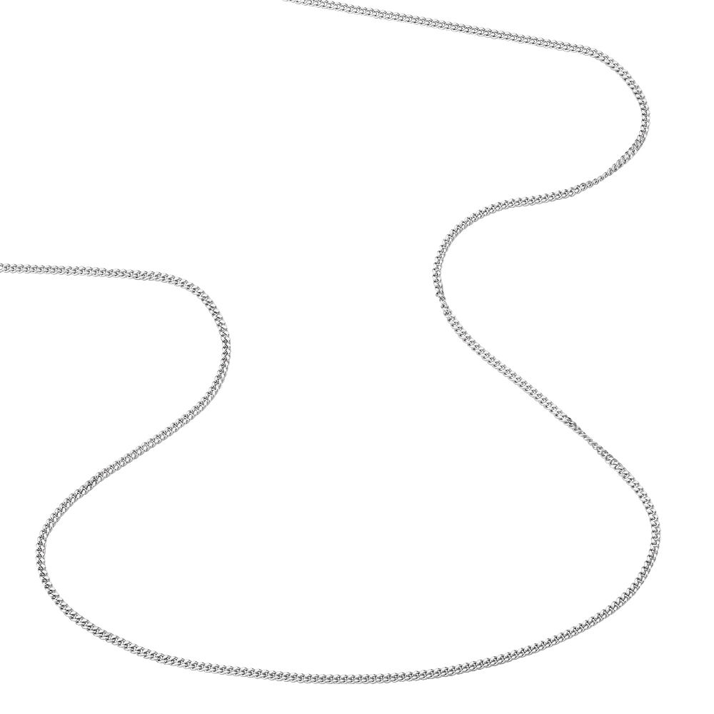 Chaîne Imad Maille Gourmette Or Blanc - Chaines Femme | Marc Orian