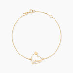 Bracelet Or Jaune Aulna - Bracelets cha&icirc;nes Femme | Marc Orian