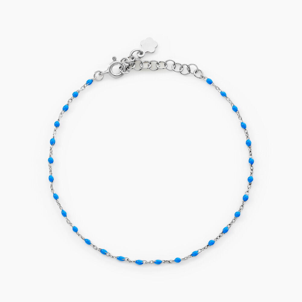 Bracelet Muguette Argent Blanc - Bracelets chaînes Femme | Marc Orian