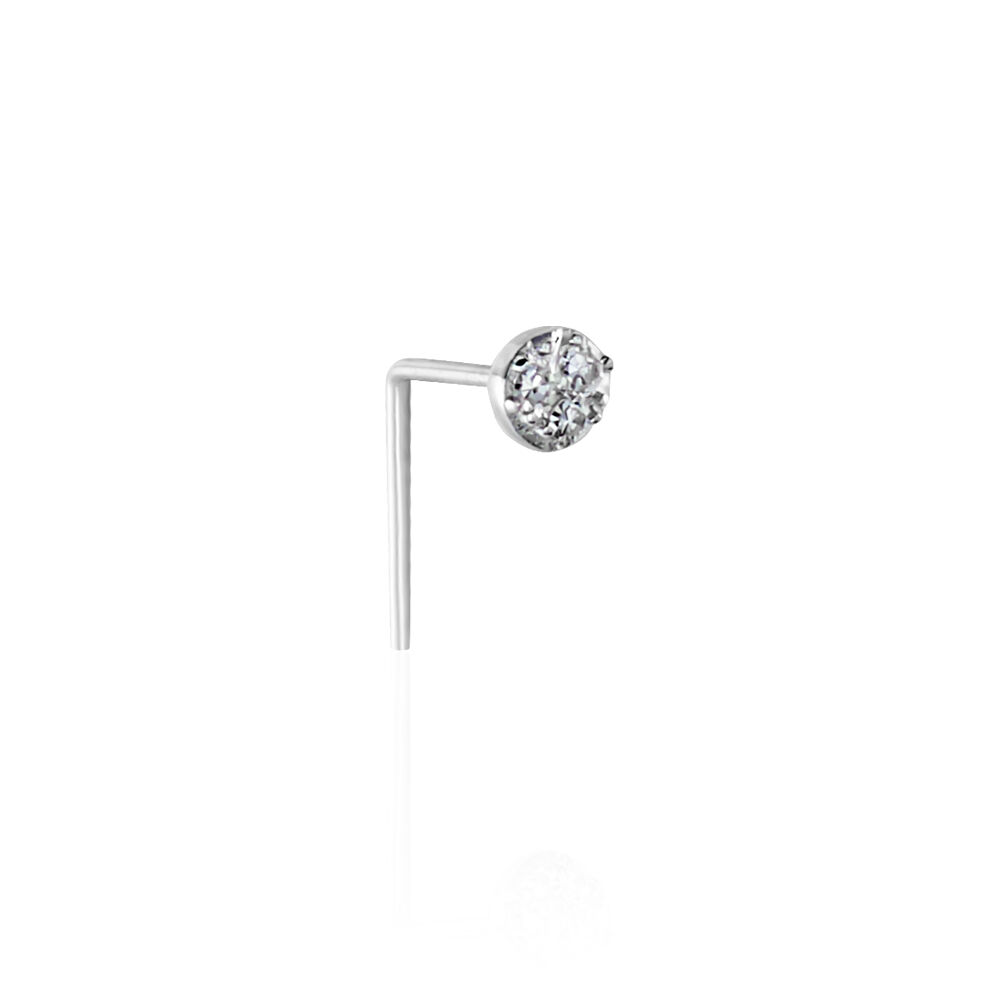 Piercing De Nez Demetrie Or Blanc Diamant - Piercing Nez Femme | Marc Orian