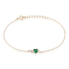 Bracelet Argent Rose Avalon Oxyde De Zirconium - Bracelets chaînes Femme | Marc Orian