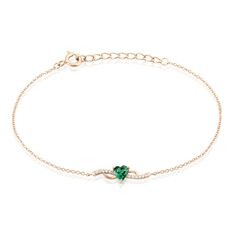 Bracelet Argent Rose Avalon Oxyde De Zirconium - Bracelets chaînes Femme | Marc Orian