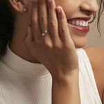 Bague Ajustable Mechte 1 Argent Blanc Oxyde De Zirconium - Bijoux fantaisie Femme | Marc Orian