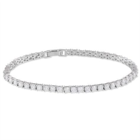 Bracelet Elios Argent Blanc Oxyde De Zirconium - Bracelets chaînes Femme | Marc Orian