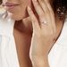 Bague Eternite Argent Blanc Oxyde De Zirconium - Solitaires Femme | Marc Orian