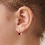 Boucles D'oreilles Pendantes Helidie Coccinelle Or Jaune - Pendantes Enfant | Marc Orian