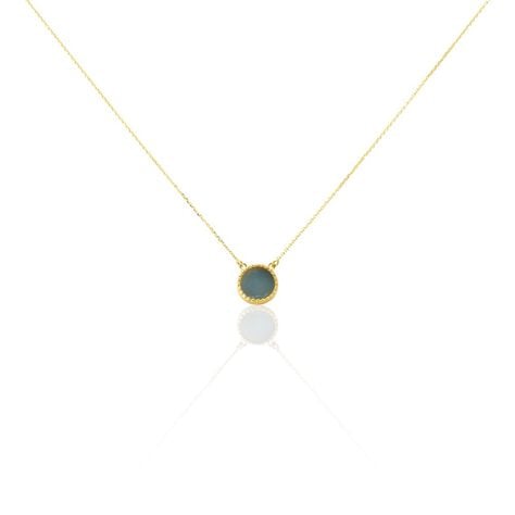 Collier Heida Or Jaune Amazonite - Colliers avec pierres Femme | Marc Orian