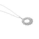 Collier Doretta Argent Blanc Oxyde De Zirconium - Colliers avec pierres Femme | Marc Orian