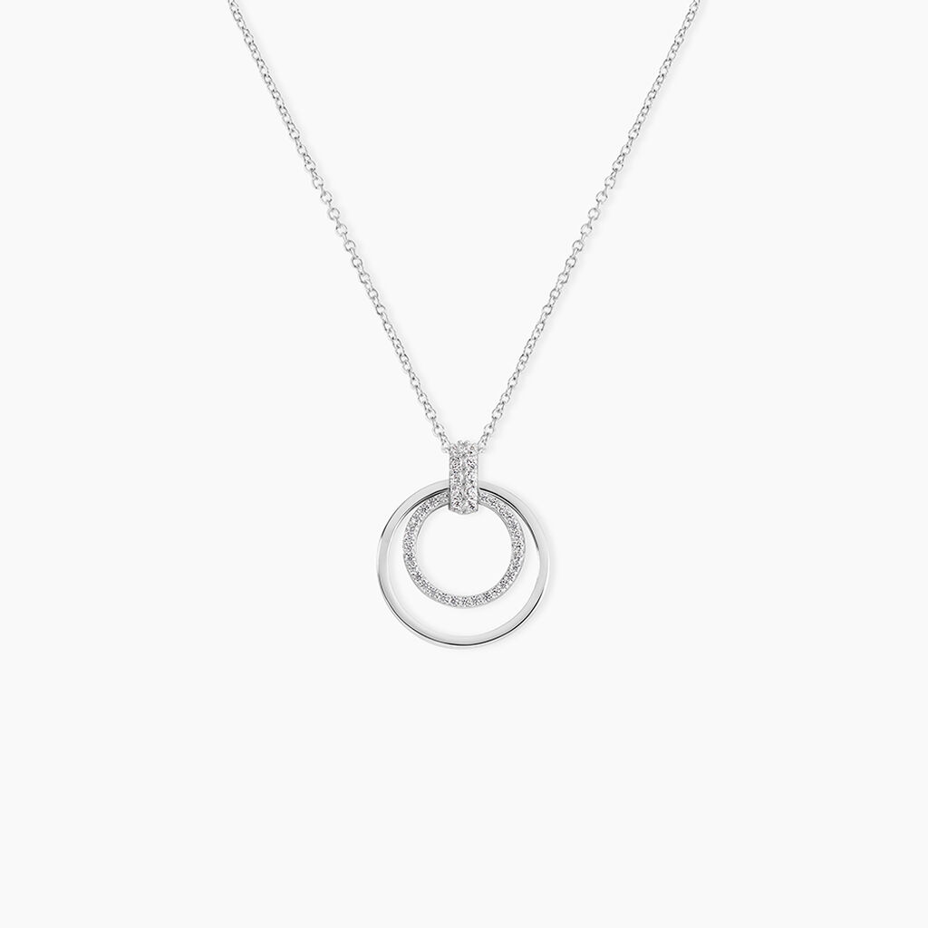 Collier Silvana Argent Blanc Oxyde De Zirconium - Colliers avec pierres Femme | Marc Orian