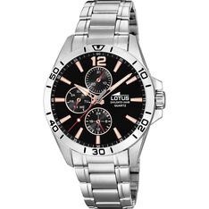 Montre Lotus Multifonction Noir - Montres sport Homme | Marc Orian