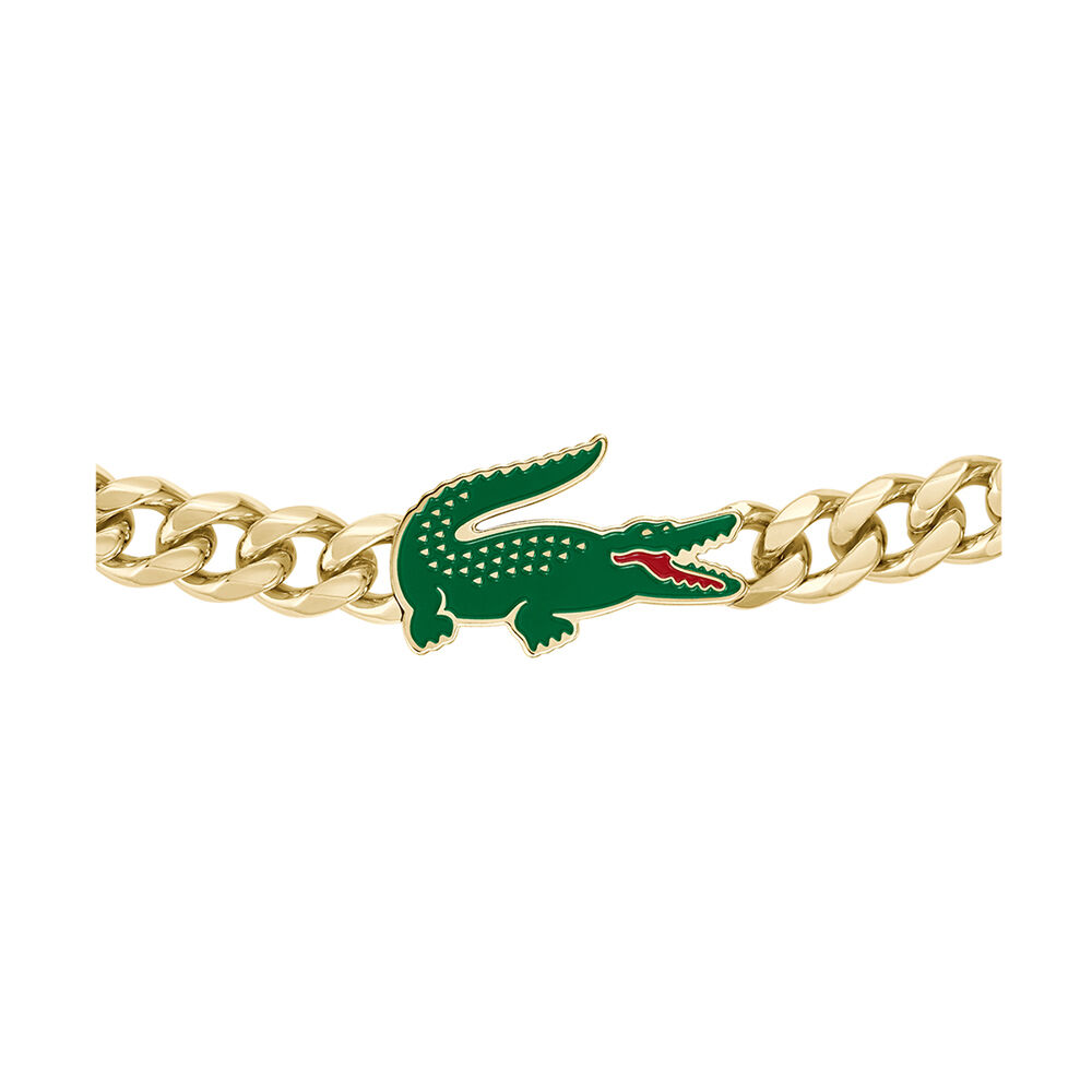 Bracelet Lacoste Arthor Acier Jaune - Bracelets cha&icirc;nes Homme | Marc Orian