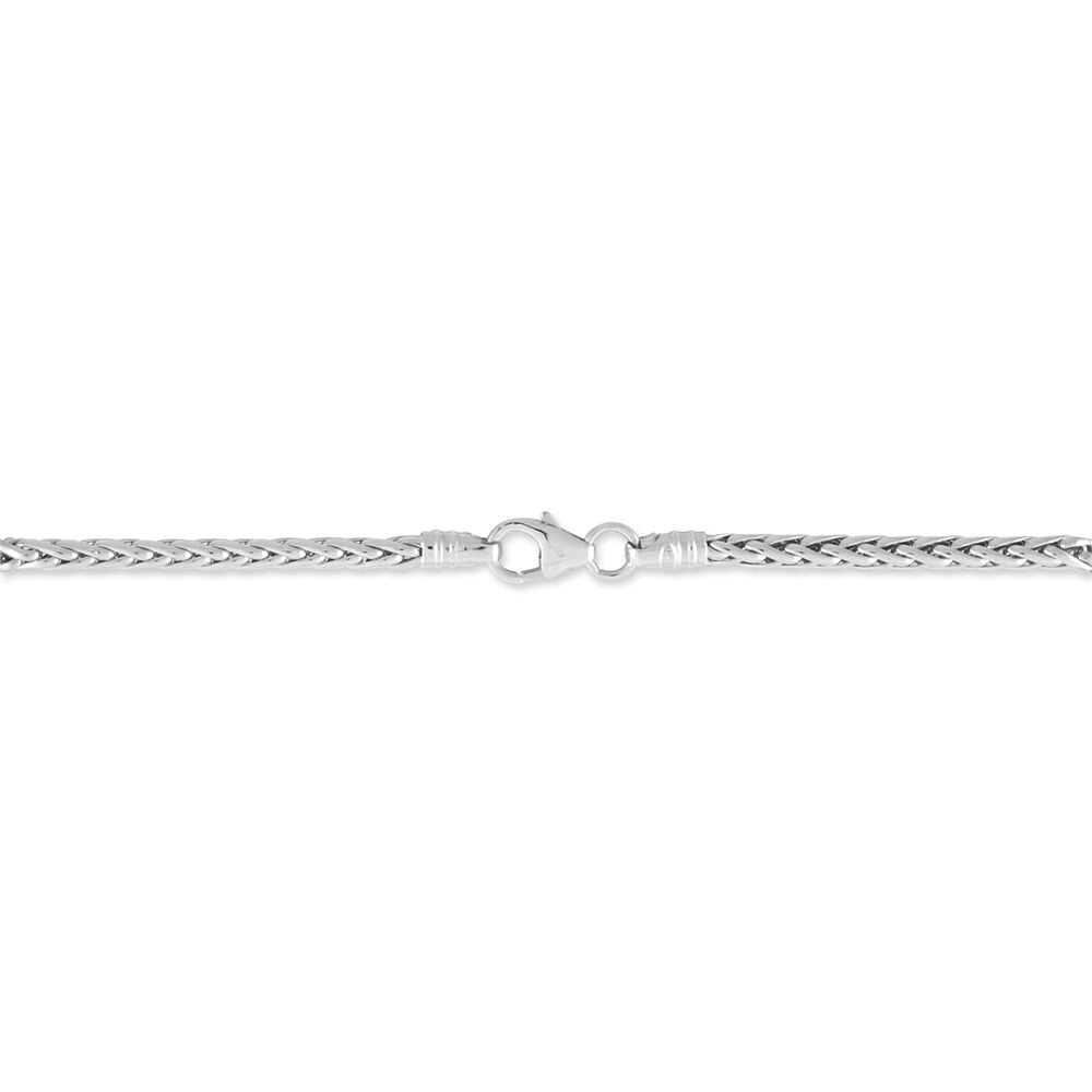 Bracelet Jany Maille Palmier Or Blanc - Bracelets mailles Femme | Marc Orian