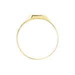 Chevali&egrave;re Malcolm Carree Or Jaune Oxyde De Zirconium - Bijoux personnalis&eacute;s Homme | Marc Orian