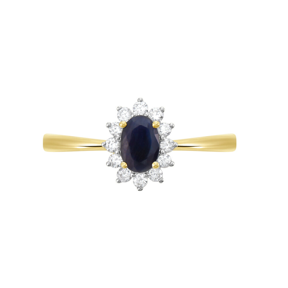 Bague Or Jaune Vladimir Saphir - Solitaires Femme | Marc Orian