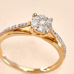 Bague Kate Or Jaune Diamant - Parures de mariage Femme | Marc Orian