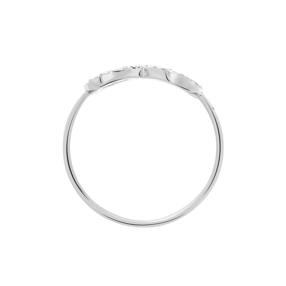 Bague Klothilda Or Blanc Oxyde De Zirconium - Solitaires Femme | Marc Orian
