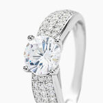 Bague Marilyn Argent Blanc Oxyde De Zirconium - Bijoux fantaisie Femme | Marc Orian